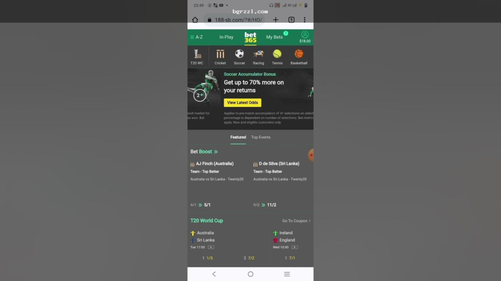 Bet365 live: What to look for in live odds, markets, and bet slip